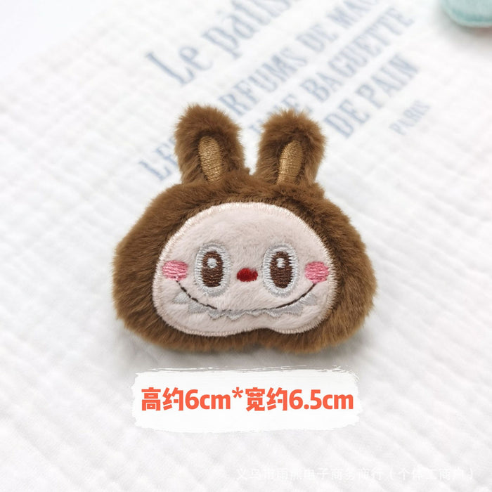 Wholesale Cute Cartoon Plush Rabbit Plush Pendant  Brooch Shoe Clothing Hair Accessory Bag Accessory