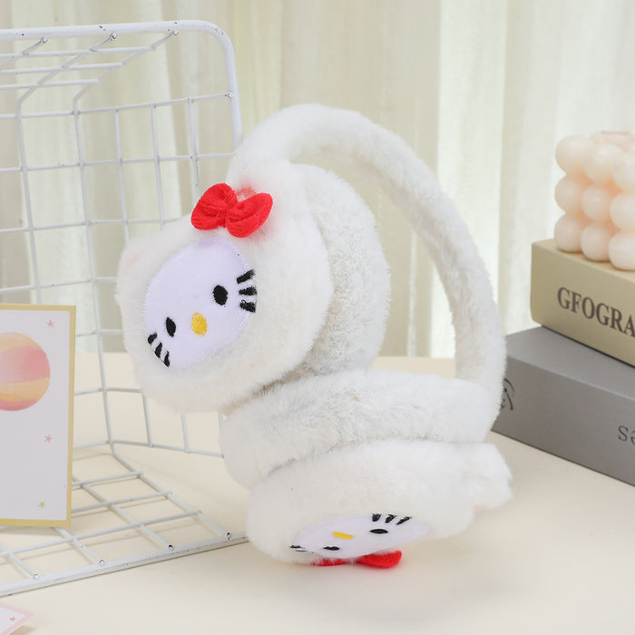 Wholesale Cute cartoon-themed warm and thick earmuffs and plush f
