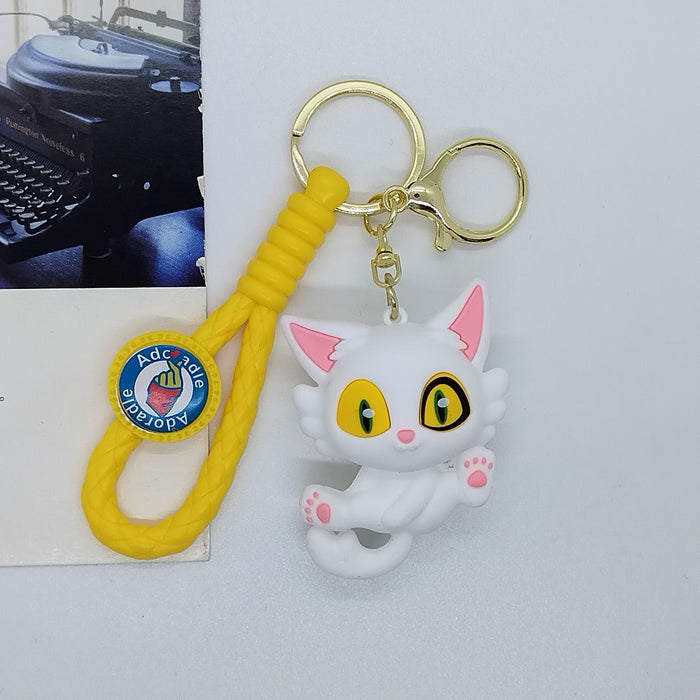Wholesale Cartoon Drop Gel Doll Ling Bud Journey Keychain Pendant Couple Bag Car Key Chain Gift