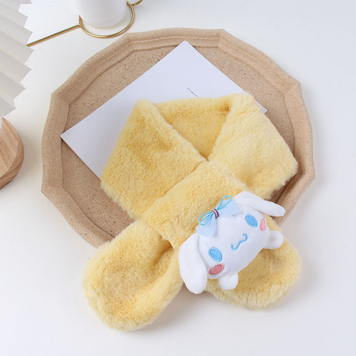 Wholesale Autumn/winter Thickened Baby Scarf Cute Cartoon Pet Design Warm Stylish For Boys Girls