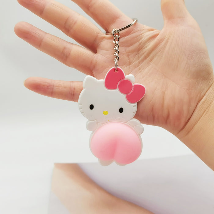 Wholesale PVC Butt Doll Keychain JDC-KC-XiangY066