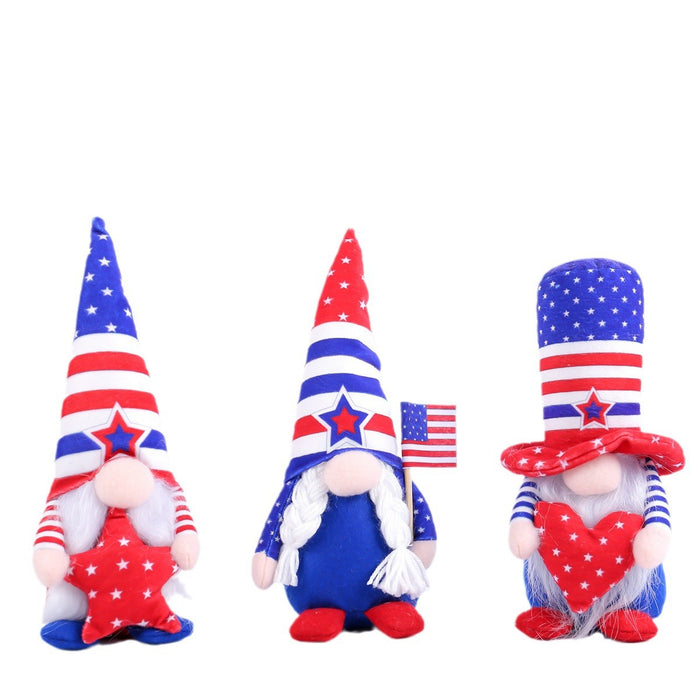 Wholesale Dwarf pointed hat figurine decoration for faceless elderly doll window display