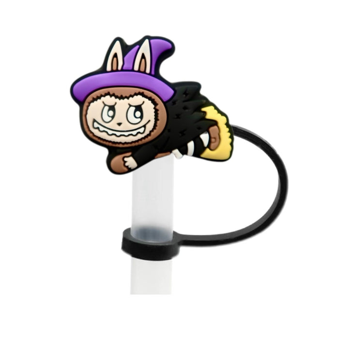 Wholesale 10pcs silicone suction pipe large diameter cartoon cute dust plug