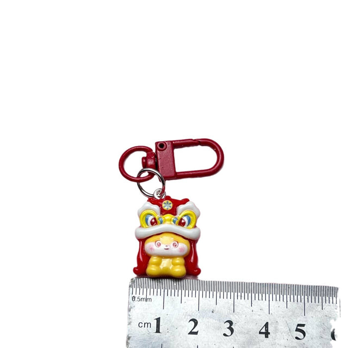 Wholesale Cute New Year Dragon Keychain Cartoon Pendant New Year Resin Pendant Accessories
