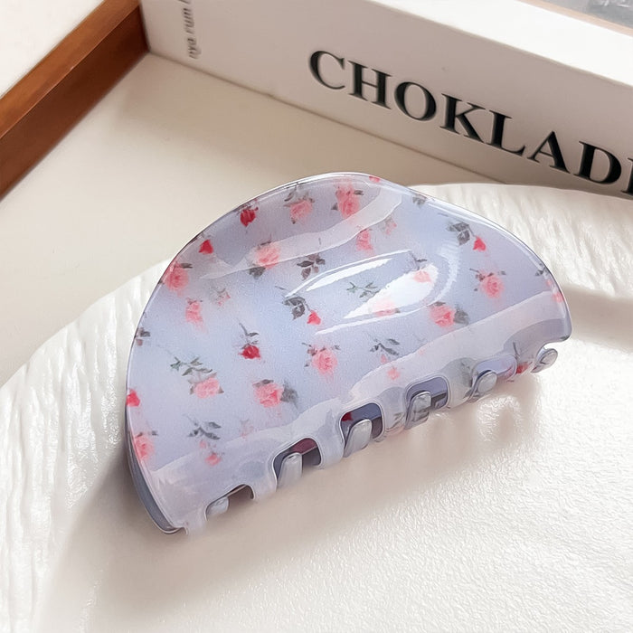 Wholesale PVC Plaid Claw Hair Clip - Retro Fashion Accessory