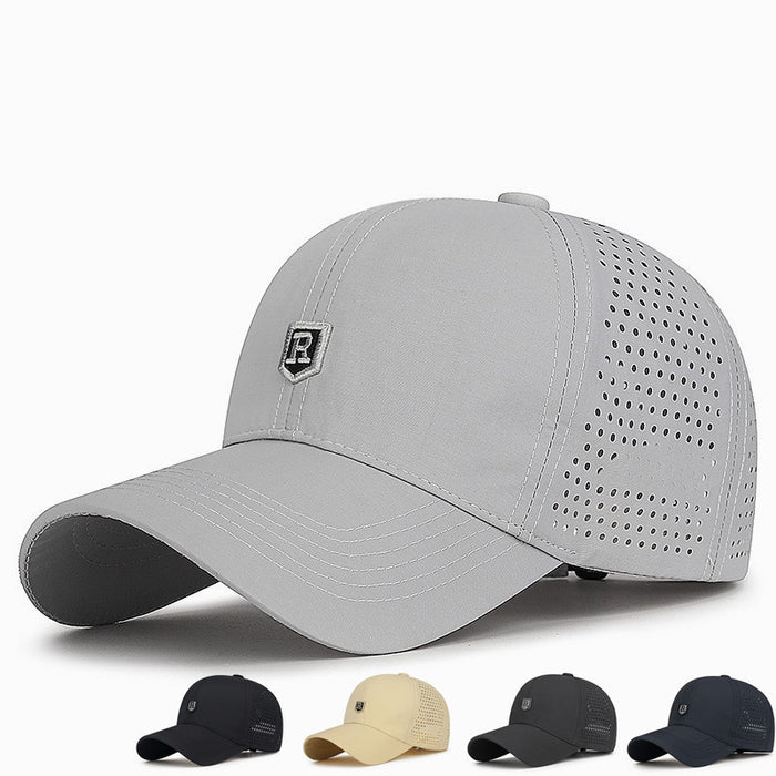 Wholesale Quick drying hat, punched baseball cap, sun protection, duck tongue