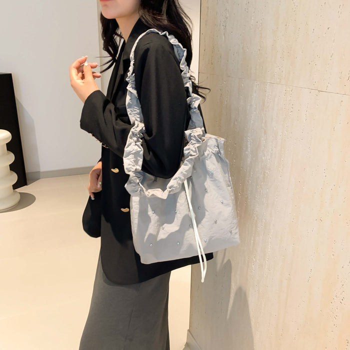 Wholesale Folding tote bag, artistic and leisure large capacity bag