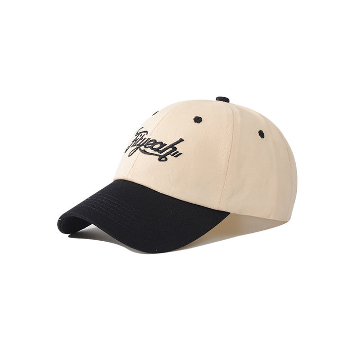 Wholesale Contrast Color Cap Couple All-match Sports Cap Women's  Spring and Summer Baseball Cap