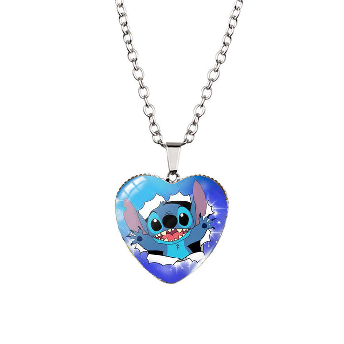 Wholesale Cartoon Children's Alloy Heart Necklace JDC-NE-XiangL024