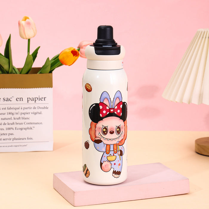 Wholesale Cartoon cute monster rusty steel cartoon drinking water cup