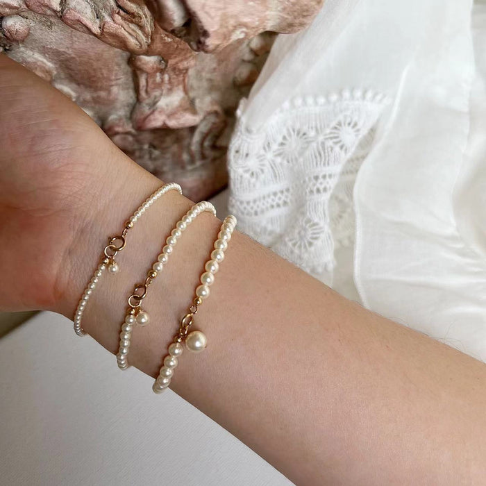 Wholesale Natural pearl bracelet, women's hand bead jewelry bracelet, jewelry bracelet