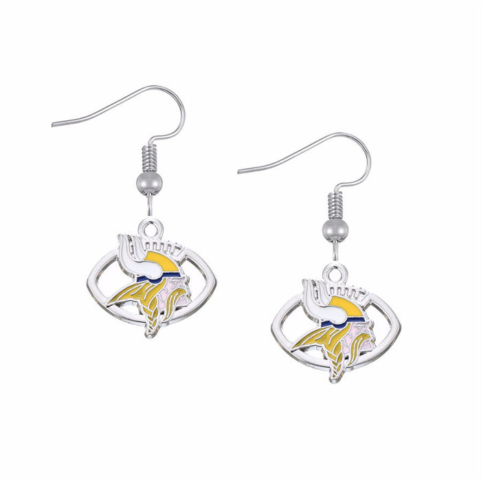 Wholesale Team Earrings Football Shape Earrings