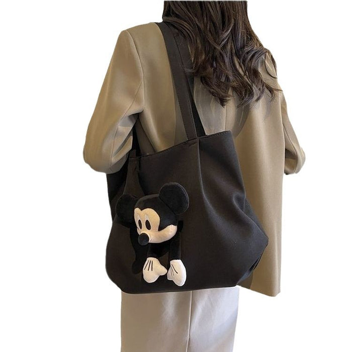 Wholesale Large capacity cartoon shoulder bag tote bag commuting tote bag