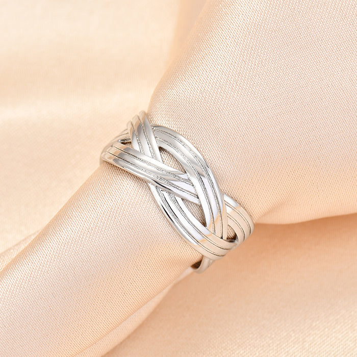 Wholesale Small and exquisite open-end ring, fashionable and personalized retro ring