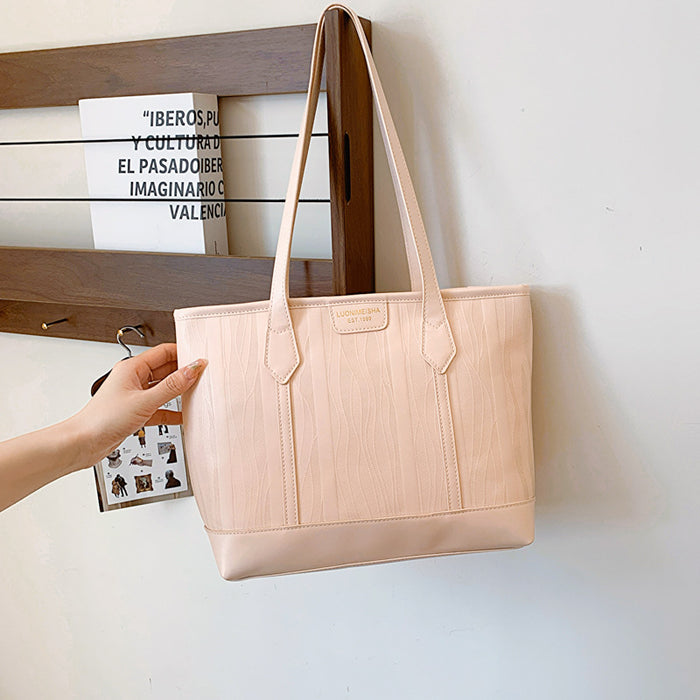 Wholesale Ladies' personalized bucket bag, large capacity commuting bag, single shoulder armpit bag