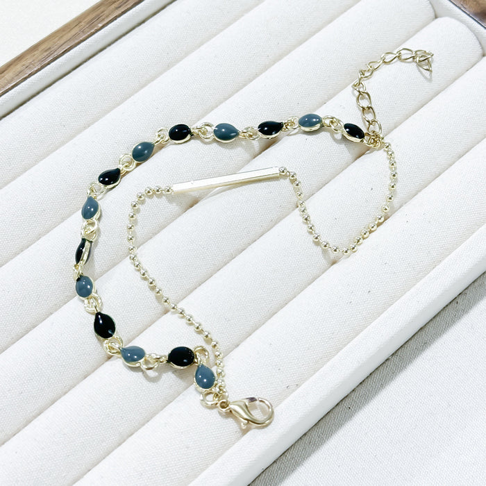Wholesale Retro double-layer bracelet, niche light luxury bracelet, independent packaging, high-end handmade decoration