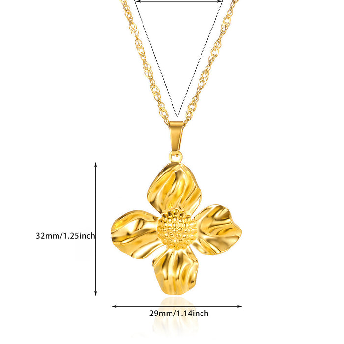 Wholesale stainless steel cross necklace titanium steel pendant jewelry