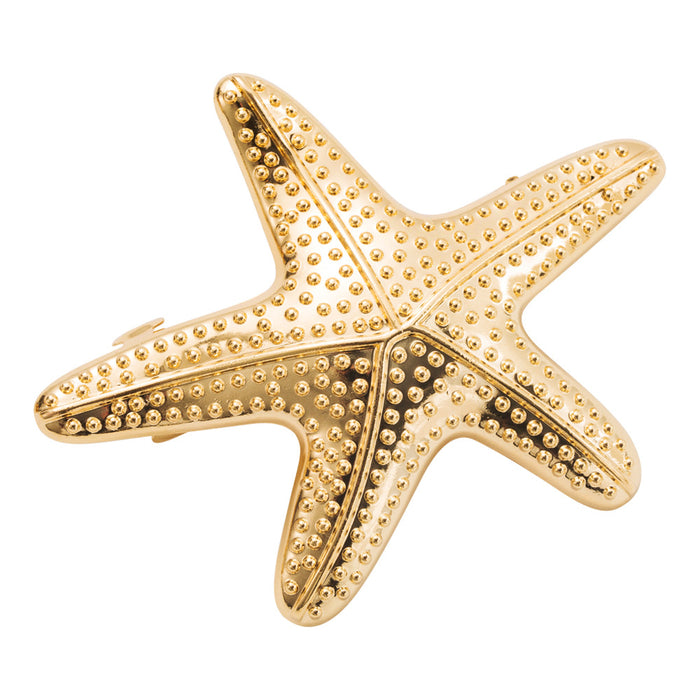 Wholesale Metallic Spring Clip Simple Starfish High-Feeling Hairpin for Women
