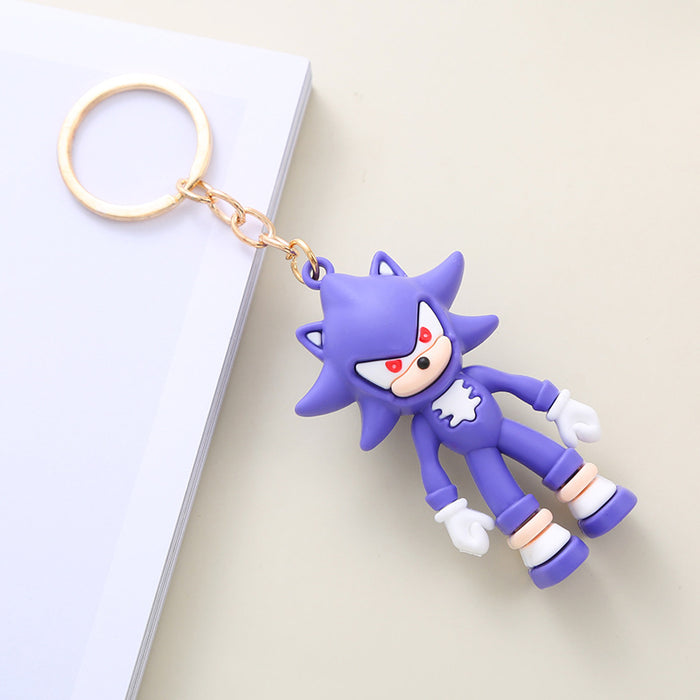 Wholesale Cute Cartoon Soft Rubber Doll Keychain JDC-KC-BoYue004