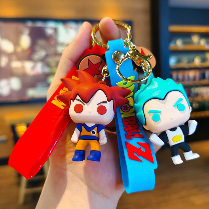 Wholesale Rubber Cartoon Doll Three-dimensional Keychain JDC-KC-Tingm089