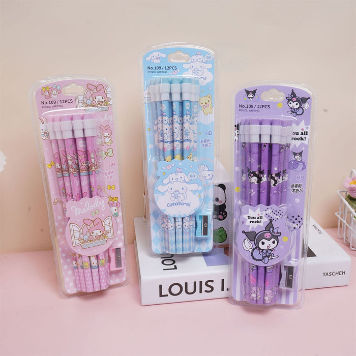 Wholesale K-POP Cute Anime Elementary School Student Pencil Set