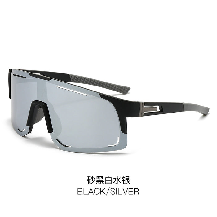 Wholesale New Polarized Sports Sunglasses Large Frame Outdoor Riding Windproof Sunglasses Colorful Glasses
