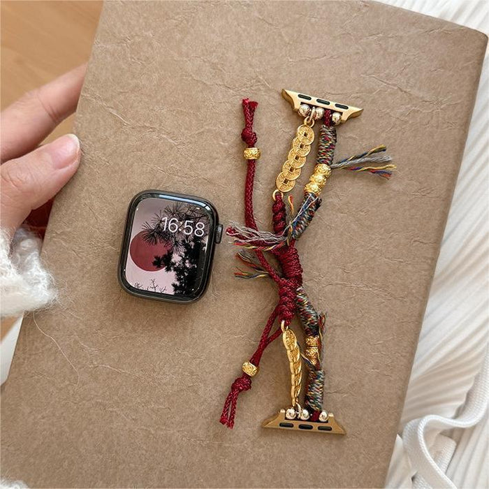 Wholesale Watch Bands Summer Vintage Multifunctional Woven Soft Case Full-Cover