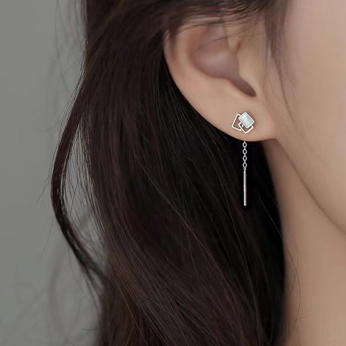 Wholesale  925  Silver Needle Geometric Ear Line Earrings Women's Earrings