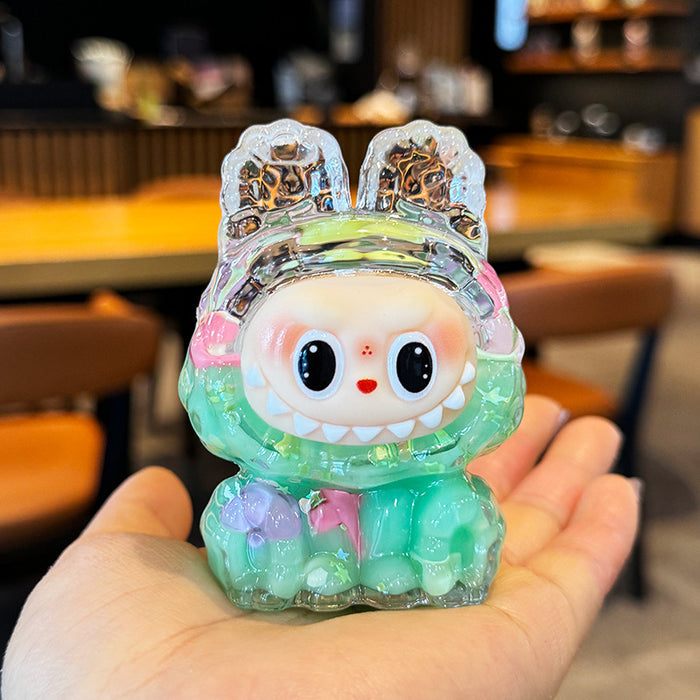 Wholesale Cute Oil-Soaked Molten Sand Doll Keychain