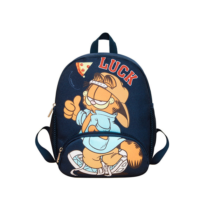 Wholesale Children's Backpack Small Class Kindergarten Schoolbag 1-4 Cartoon Cat Boy and Girl Baby Go Out Anti-Lost Backpack