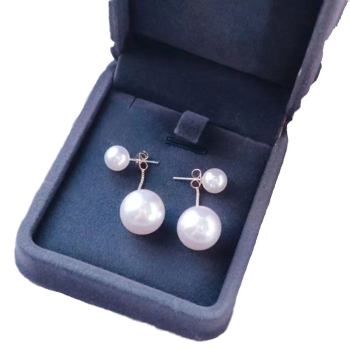 Wholesale Imitation pearl earrings for women tassel earrings long face slimming earrings
