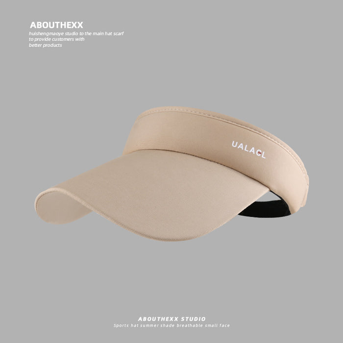 Wholesale Sunshade hat for men, empty top hat, fishing, UV protection, outdoor sports, ice silk sun hat