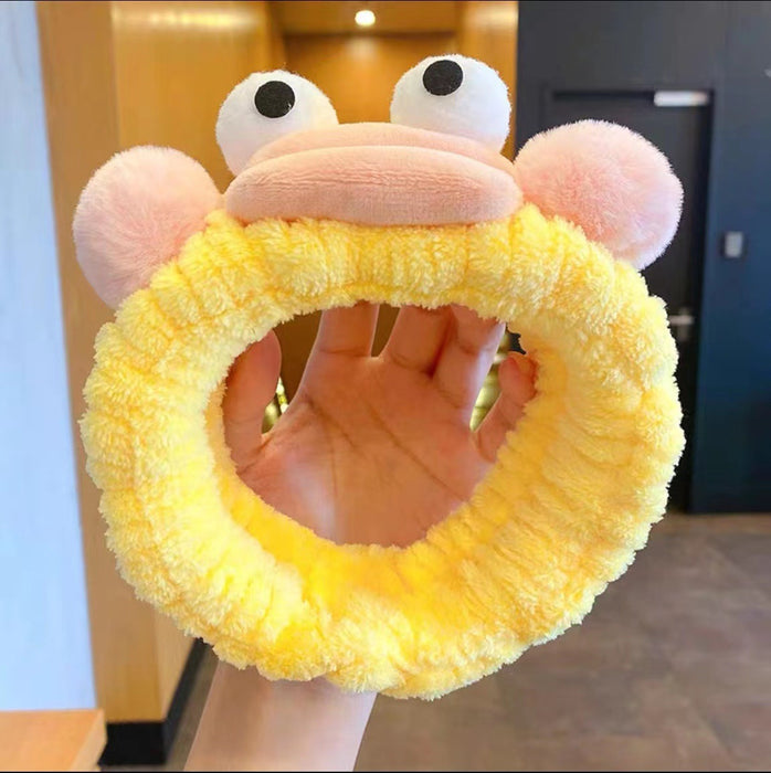 Wholesale Cute and funny sausage lips cartoon face wash headband