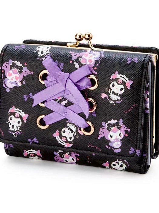 Wholesale Cute PU Leather Zipper Buckle Wallet