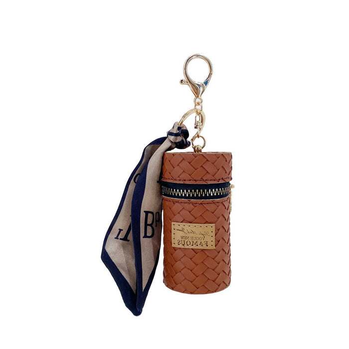 Wholesale PU Earphone Bag Keychain JDC-KC-JiYou011