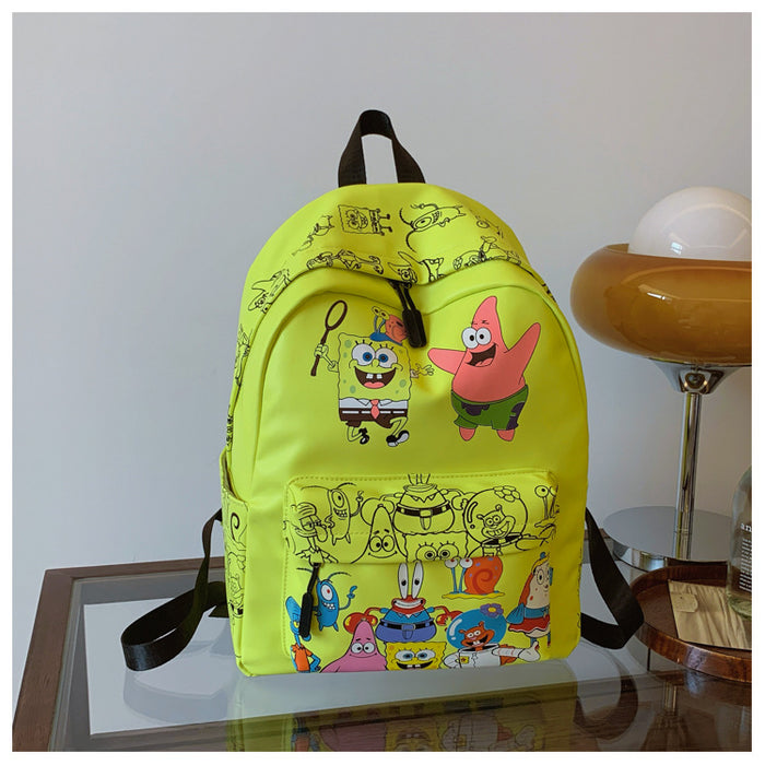 Wholesale casual travel bag printed cartoon school bag cute shoulder bag