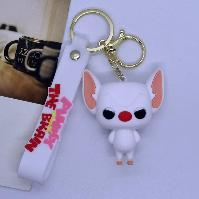 Wholesale Creative cartoon Dalmatian keychain pendant bag car keychain accessories gift