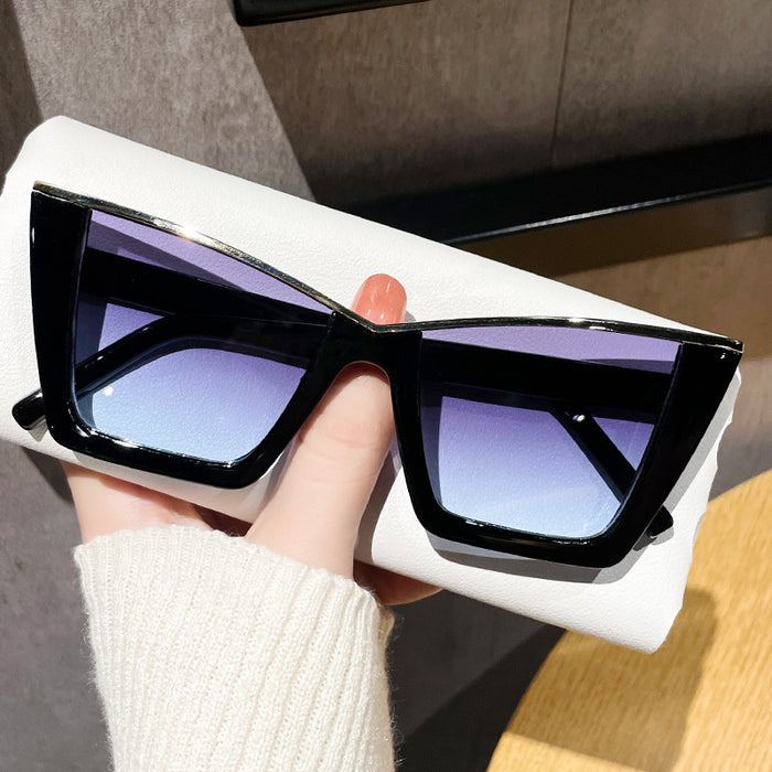 Wholesale Cat Eye Anti-UV Simple PC Sunglasses JDC-SG-Bofeng013