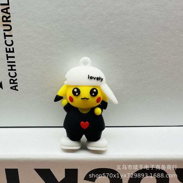 Wholesale Cartoon 3D Hat Keychain Bag Pendant Room Decoration