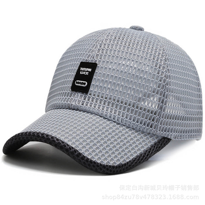 Wholesale Hat Mesh Baseball Hat Sunshade Breathable Sports and Leisure Sunscreen Hat