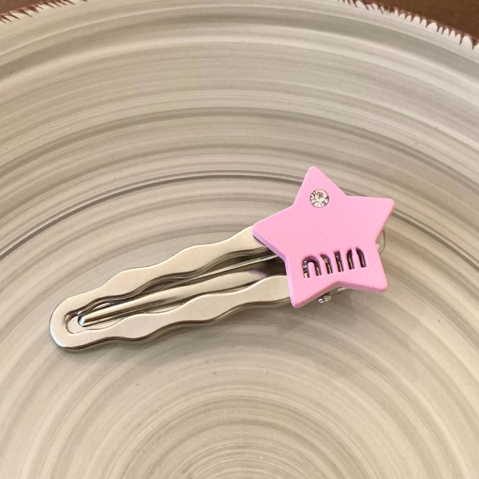 Wholesale Sweet Cool Hot Girl Y2K Star Hairpin Women's  Side Clip