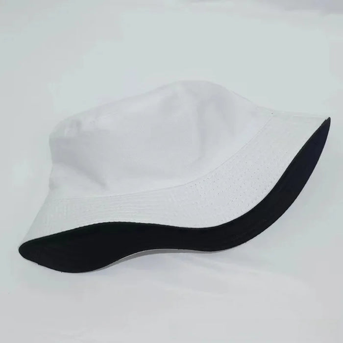 Wholesale Solid color double-sided fisherman hat versatile casual sunshade and sun protection basin hat