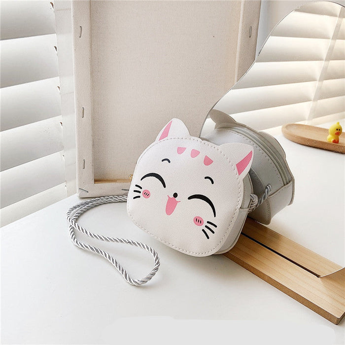 Wholesale Creative Small Bag Kindergarten Baby Kitten Coin Purse Cartoon Cute Children's Shoulder Crossbody Bag