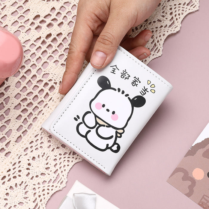 Wholesale Cute Cartoon Girly Foldable Coin Purse Wallet