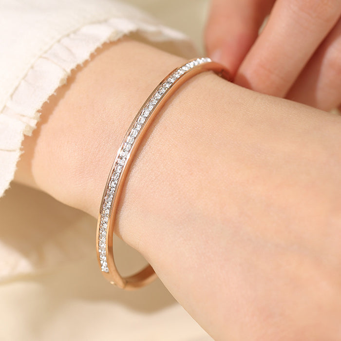 Wholesale Stainless Steel Diamond Bracelet JDC-BT-Xinj005