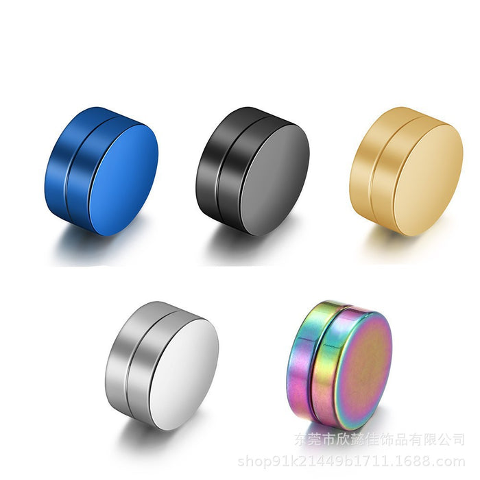 Wholesale Universal magnetic ear clip, stainless steel ear clip without ear holes, high-end magnetic ear studs