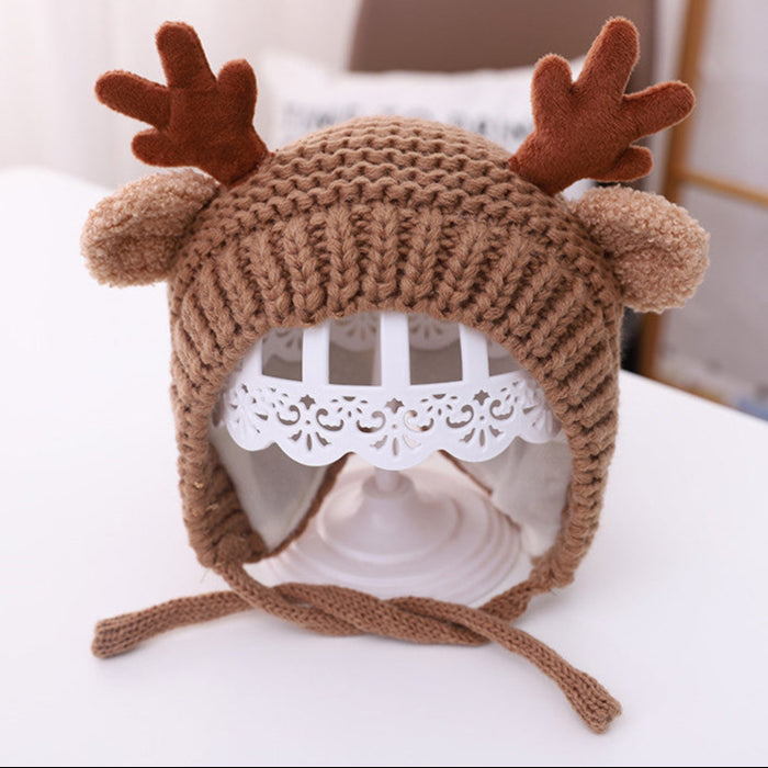 Wholesale Winter Baby Knitted Hat Thickened Wool Hat For Boys Cute Baby Accessories Autumn/winter Boys Knitted