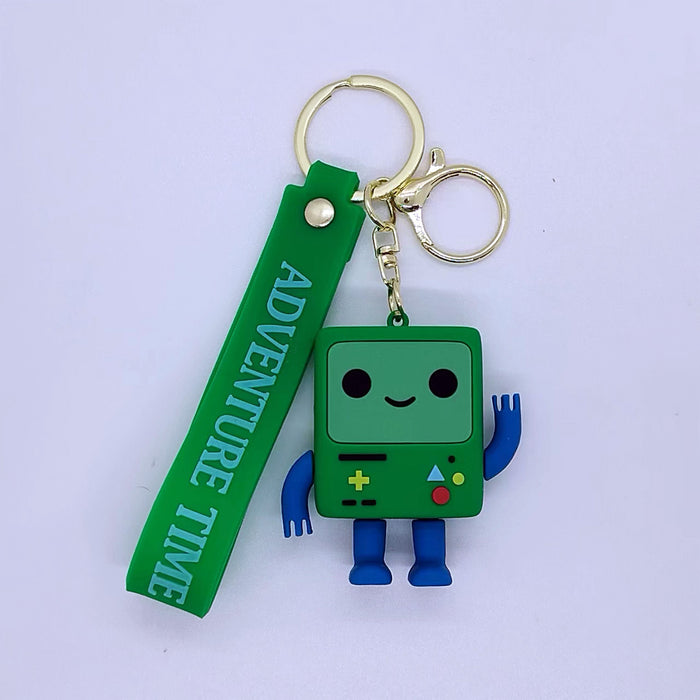 Wholesale 3pcs Cartoon Silicone Keychain Pendant Decorative Bag Charm