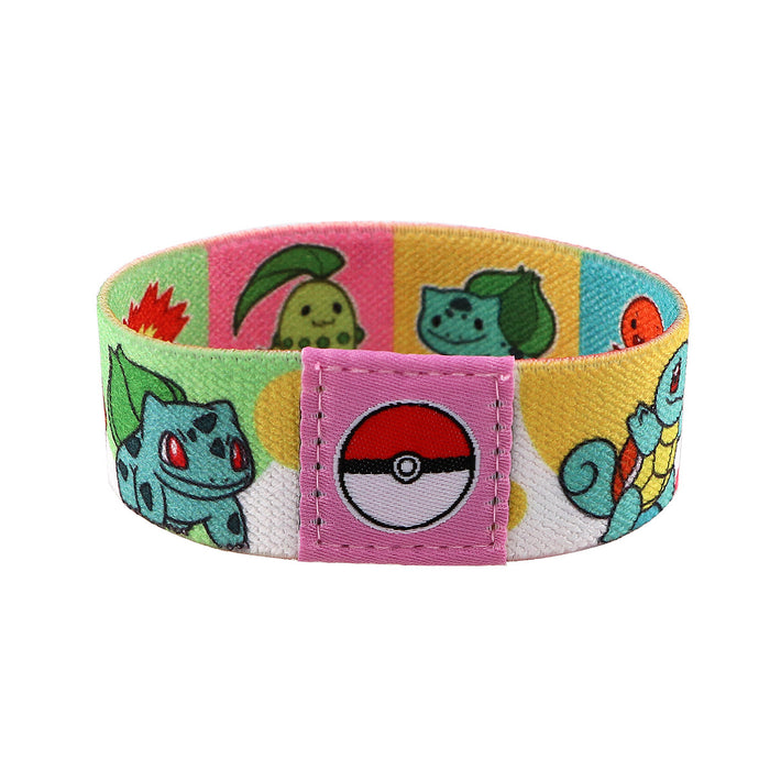 Wholesale 10pcs Sports Elastic Wristband Washable Cartoon Anime Slap Bracelet