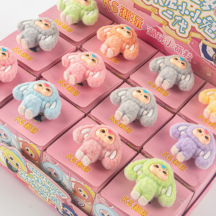 Wholesale 12pcs Skateboard flocking ornaments children' s toy blind box